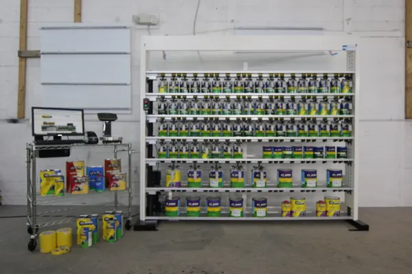 The A2Z paint mixing bank